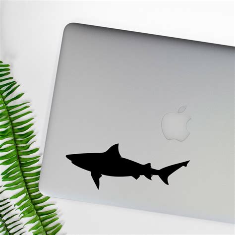 Tiger Shark Car Laptop Vinyl Decal Sticker Shark Sticker Shark - Etsy