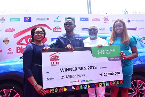 Big Brother Naija winner, Miracle, gets N25M cheque, SUV and home theatre system