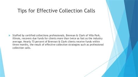 Tips for Effective Collection Calls