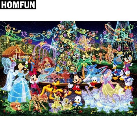 5D Diamond Painting Disney Character Collage Kit