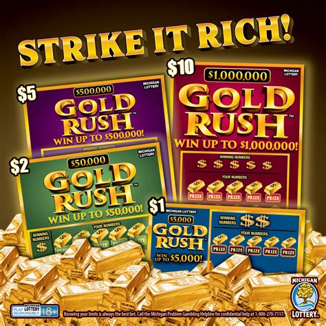 Beware of Gold Fever! New Gold Rush Instant Games Go on Sale Tuesday | Michigan Lottery Connect