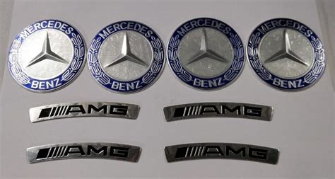 Alloy Wheels - Merc Logos / Emblems / Badges + AMG Badges - All ...