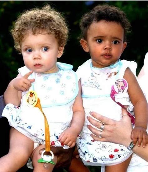 Biracial twins, These two girls are just amazing! Love it! #amazing #twins #interracial ...