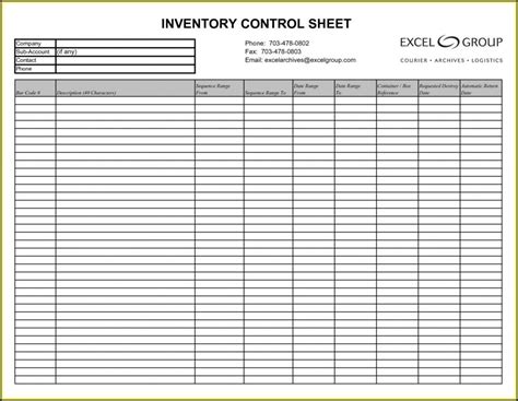 Food Inventory Excel Template Free - Template 2 : Resume Examples ...