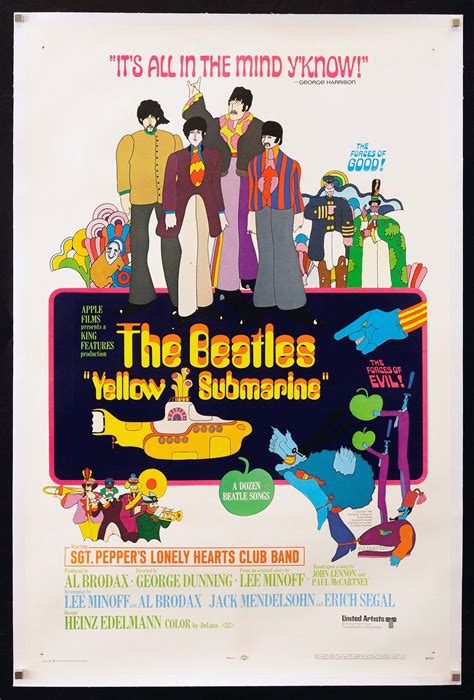 Yellow Submarine Movie Poster 1968 1 Sheet (27x41)