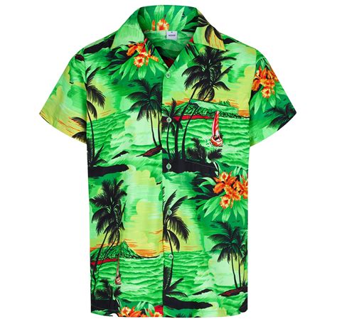 MENS HAWAIIAN SHIRT ALOHA THEMED PARTY SHIRT HOLIDAY BEACH FANCY DRESS STAG DO | eBay