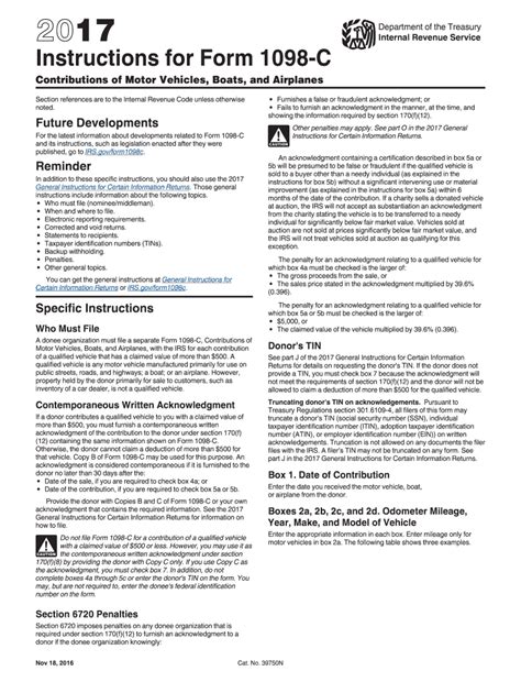 Ir's Form 1098 C Instructions - Fill Out and Sign Printable PDF Template | airSlate SignNow