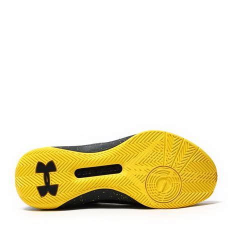 Under Armour Men's Curry 3 Zero Athletic Basketball Shoes Black/Yellow ...