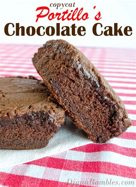 Portillo's Chocolate Cake Knock Off Dessert Recipe