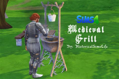 TS4: Early Civilization / Medieval Grill | History Lover's Sims Blog