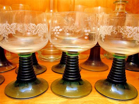 german rhine wine glasses | frankieleon | Flickr