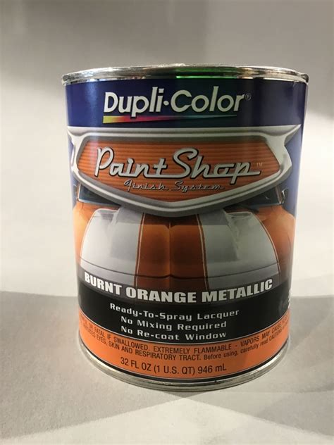 Paint Shop Finish System - Burnt Orange Metallic - MICA Store