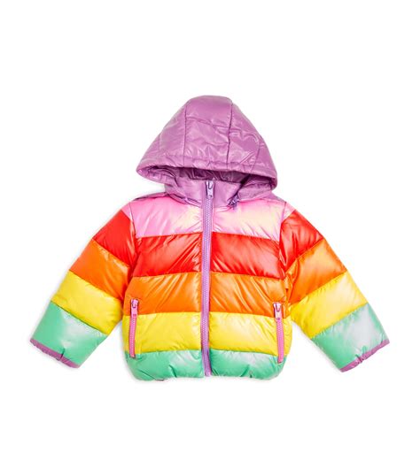 Stella McCartney Kids Rainbow Puffer Jacket | Harrods US