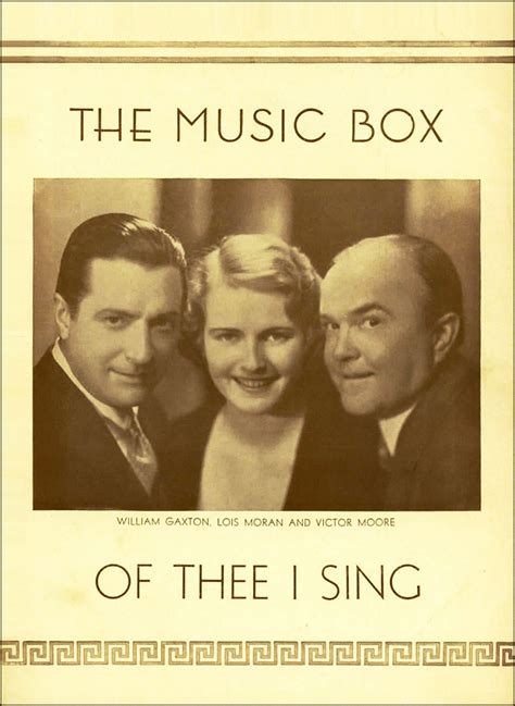 Of Thee I Sing (Broadway, Imperial Theatre, 1933) | Playbill