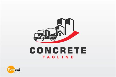 Concrete Mixer Truck Logo Vector Graphic by Tomcat_creative · Creative ...