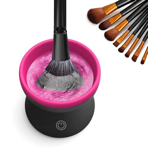 Electric Makeup Brush Cleaner Machine - Alyfini Portable USB Cosmetic ...