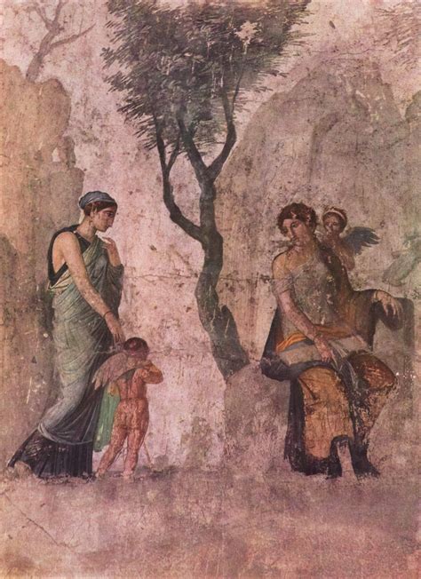 L'amour puni. Fresque du premier style, copie d'un original grec. | Ancient roman art, Roman ...