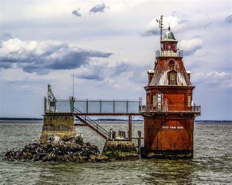 Ship John Shoal Lighthouse Photograph by Nick Zelinsky Jr - Fine Art ...