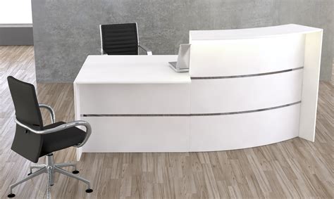 Madrid Curved Reception Desks | Office Reality