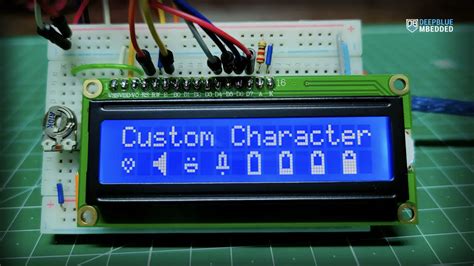 LCD Custom Character - Arduino LCD 16x2