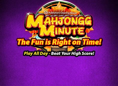 Mahjongg Minute | PCH.com