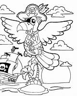 Cartoon Pirate Parrot coloring Page  Download Print Or Color Online sketch template
