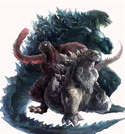 MonsterVerse, Shin, & Earth | Godzilla, All godzilla monsters, Godzilla comics