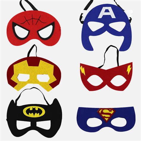 Boy Girl Super Hero Eye Mask Eye Mask Halloween For Masquerade Party Fancy Dress Costume Party ...