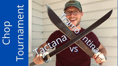 Machete vs Katana | Tramontina & Condor Tactana Sword | Chop Tournament ...