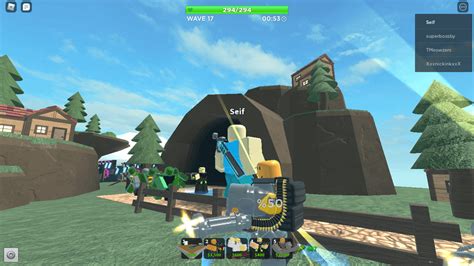 metal minigunner : TDS_Roblox