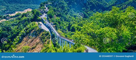 Bridge Towards Civita Di Bagnoregio, Italy Stock Image - Image of ...