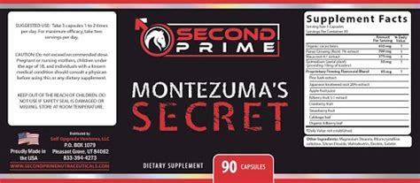 Montezuma's Secret Male Enhancement Reviews - Does Montezuma's Secret ...