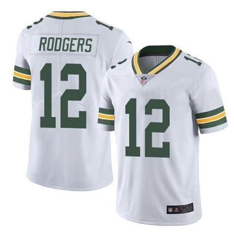 Aaron Rodgers #12 Green Bay Packers Limited Player Jersey Men's White