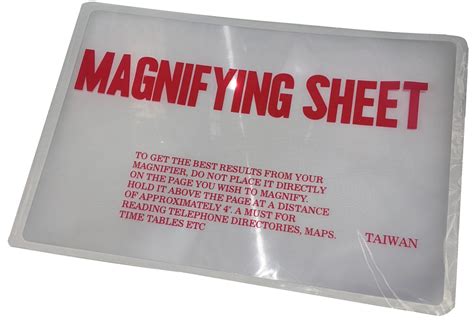 Magnifier Sheet 160x260mm