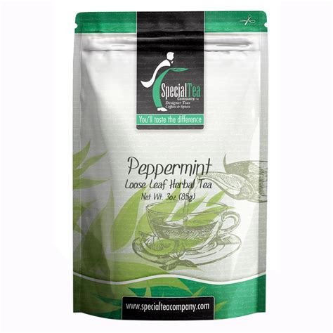 Organic Peppermint Herbal Tea - Special Tea Company