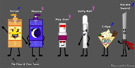 My Object Show OCs (Concept) by MusicalArtNinja on DeviantArt