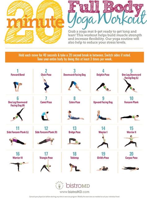 20 minute full body yoga workout guide – Artofit