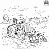 Tractor Rake Coloring Pages sketch template