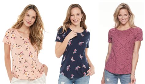 Kohl's | Women’s Tees from $4.24!