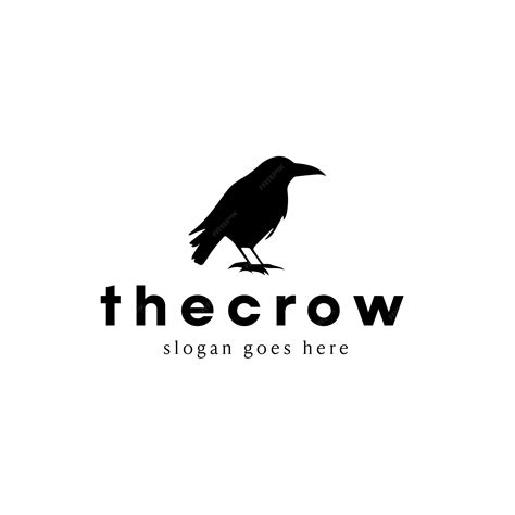 Premium Vector | Crow vector logo design