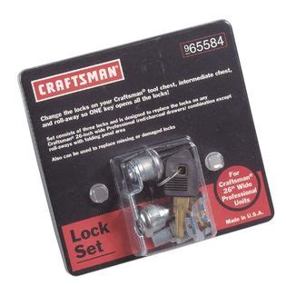 Toolbox lock set: Keep your tools protected - Sears