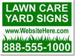 Lawn Care Yard Signs - 100 Signs and Stakes