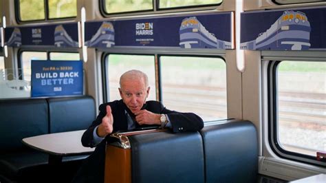 Longtime Amtrak fan Biden to pitch infrastructure at train service anniversary Friday - ABC News