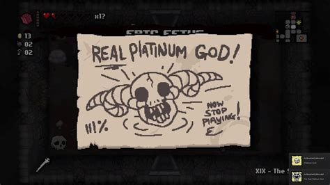 The Binding of Isaac: Rebirth - The Real Platinum God Achievement - YouTube