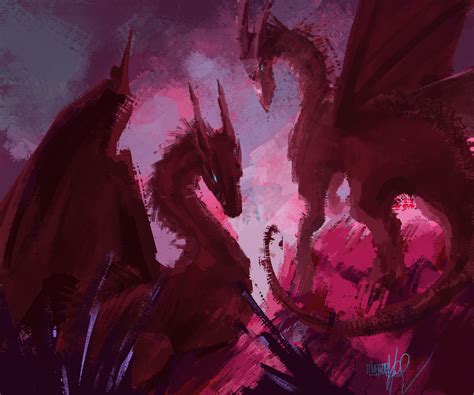 Two Dragons by PkayanaArt on DeviantArt