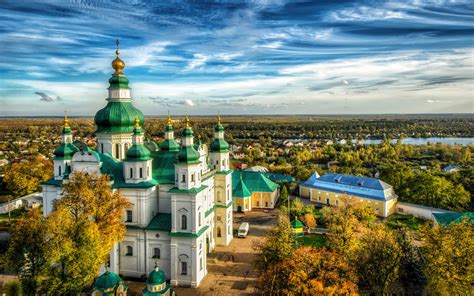 Wallpaper Hd Chernigov Church Trinity Cathedral Chernigov,ukraine : Wallpapers13.com