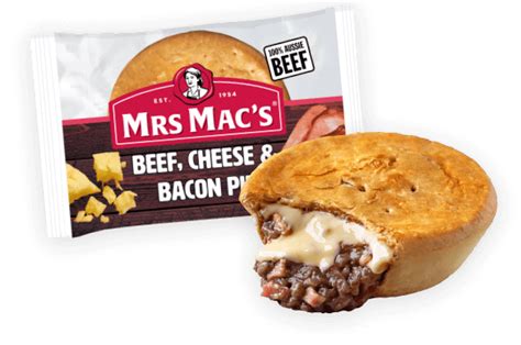 Beef, Cheese & Bacon Pie - Mrs Mac's