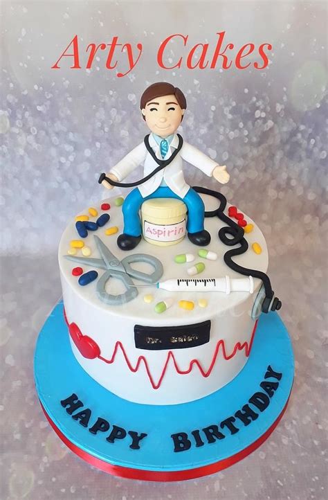 Doctor cake | Doctor birthday cake, Doctor graduation cake, Doctor cake