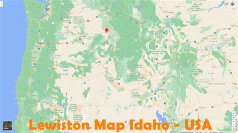 Lewiston idaho Map