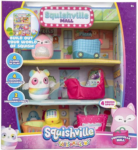 Squishmallows Squishville! Squishville Mall Mini Plush Playset ...